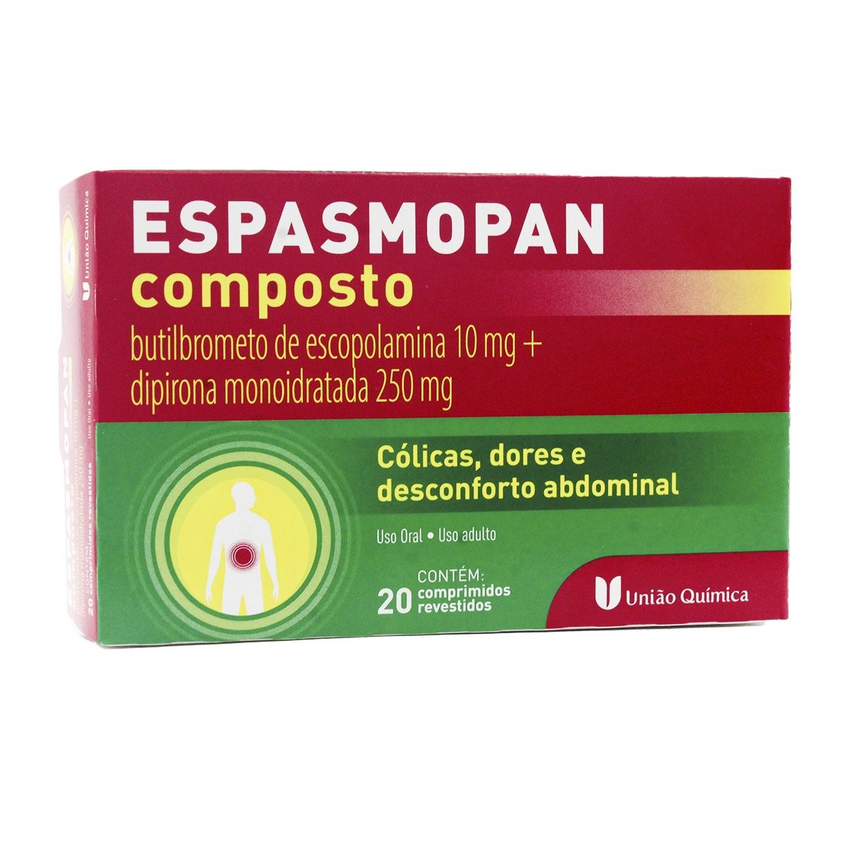 Espasmopan Composto com 20 Comprimidos